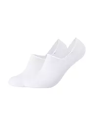CAMANO | Füsslinge 2er Pkg COMFORT INVISIBLE white | weiss