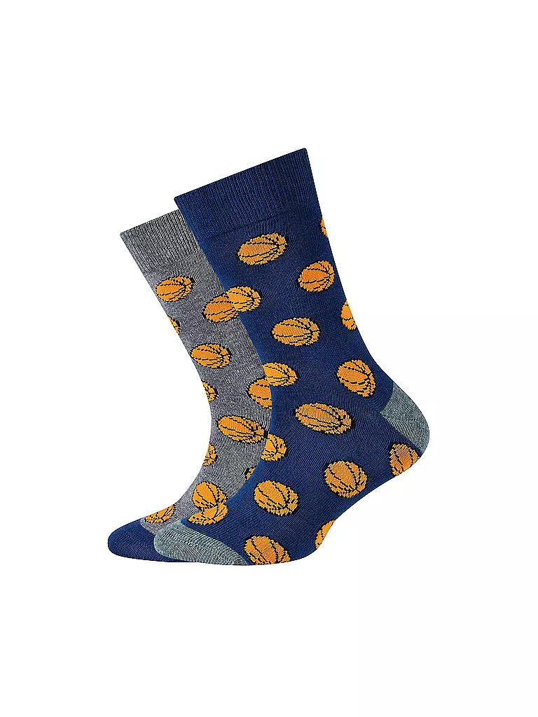 CAMANO | Jungen Socken 2er Pkg. navy peony  | dunkelblau