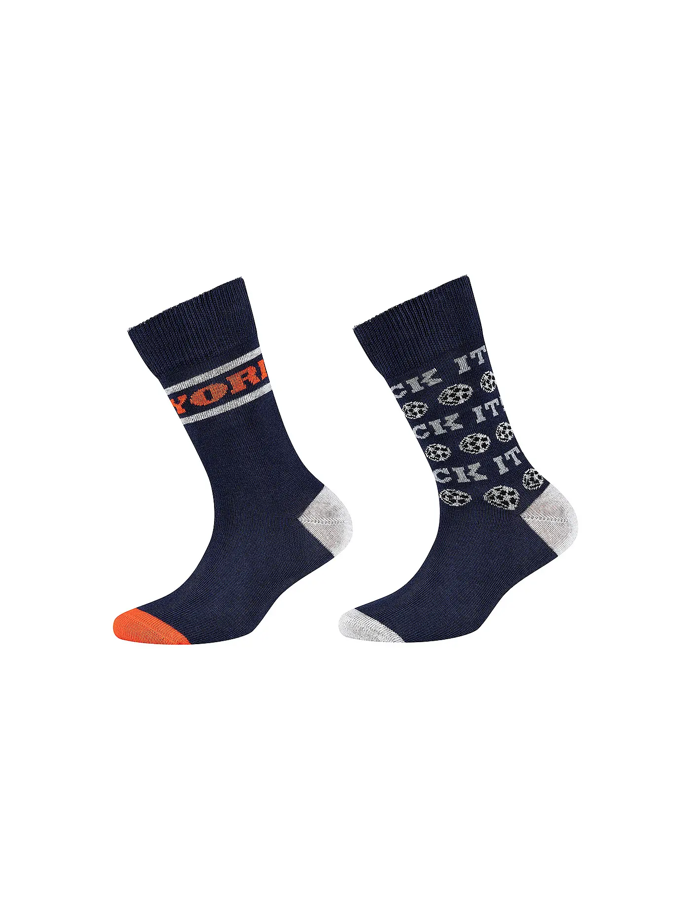 CAMANO | Jungen Socken 2er Pkg. leprechaun green | dunkelblau