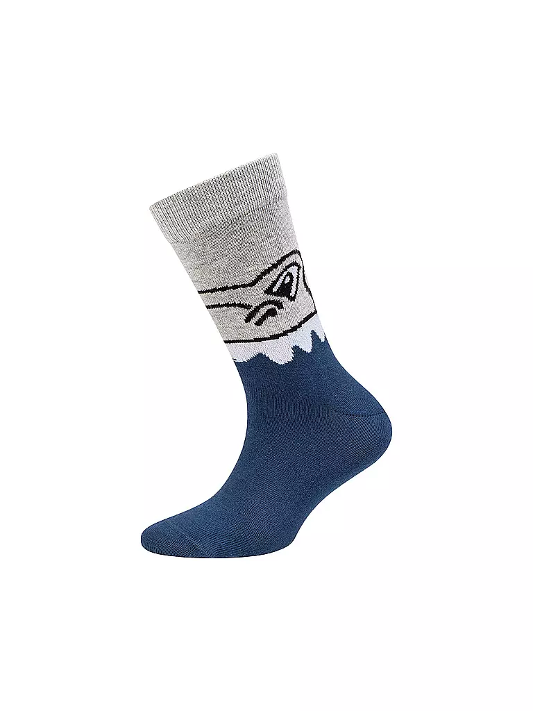 CAMANO | Jungen Socken 4er Pkg fog melange | blau