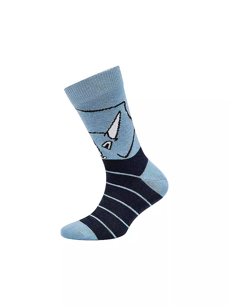 CAMANO | Jungen Socken 4er Pkg fog melange | blau