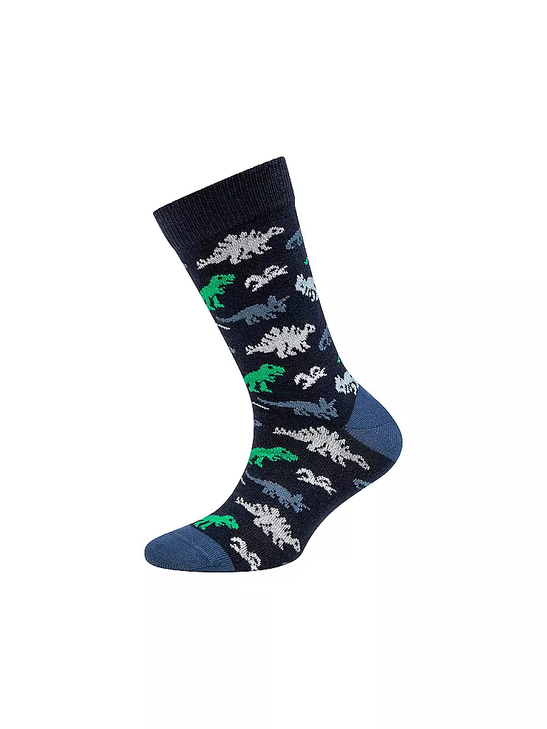 CAMANO | Jungen Socken 4er Pkg fog melange | blau