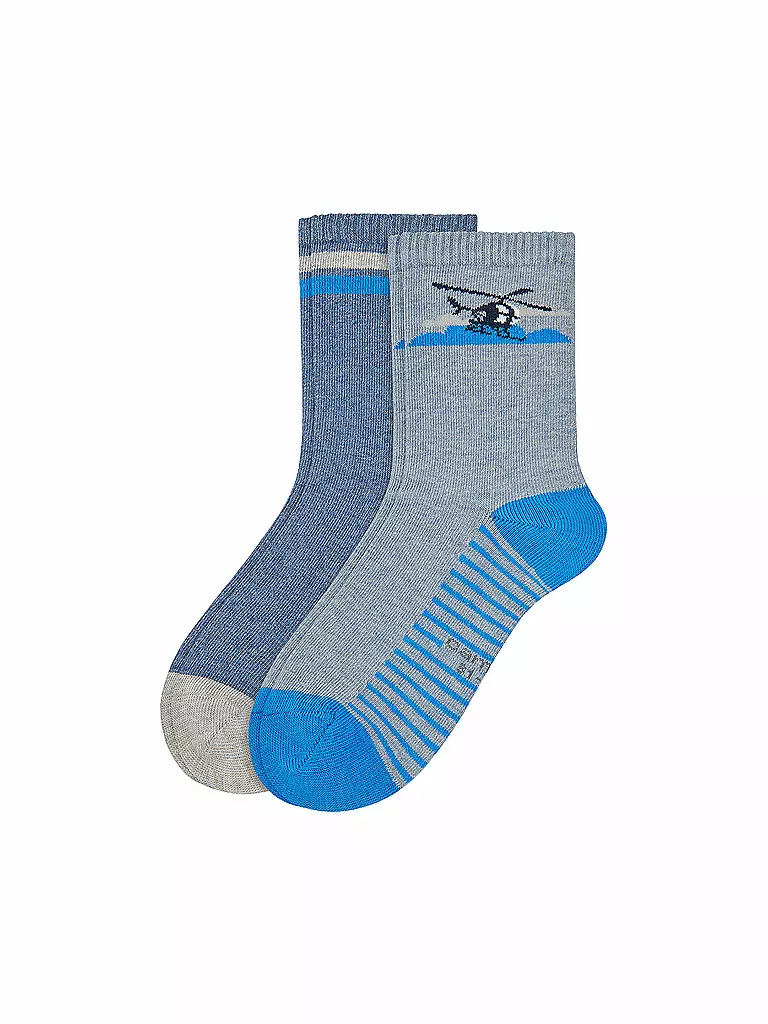 CAMANO | Jungen-Socken 2-er Pkg. | grau