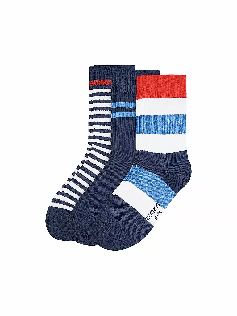 CAMANO | Jungen-Socken 3-er Pkg. | blau