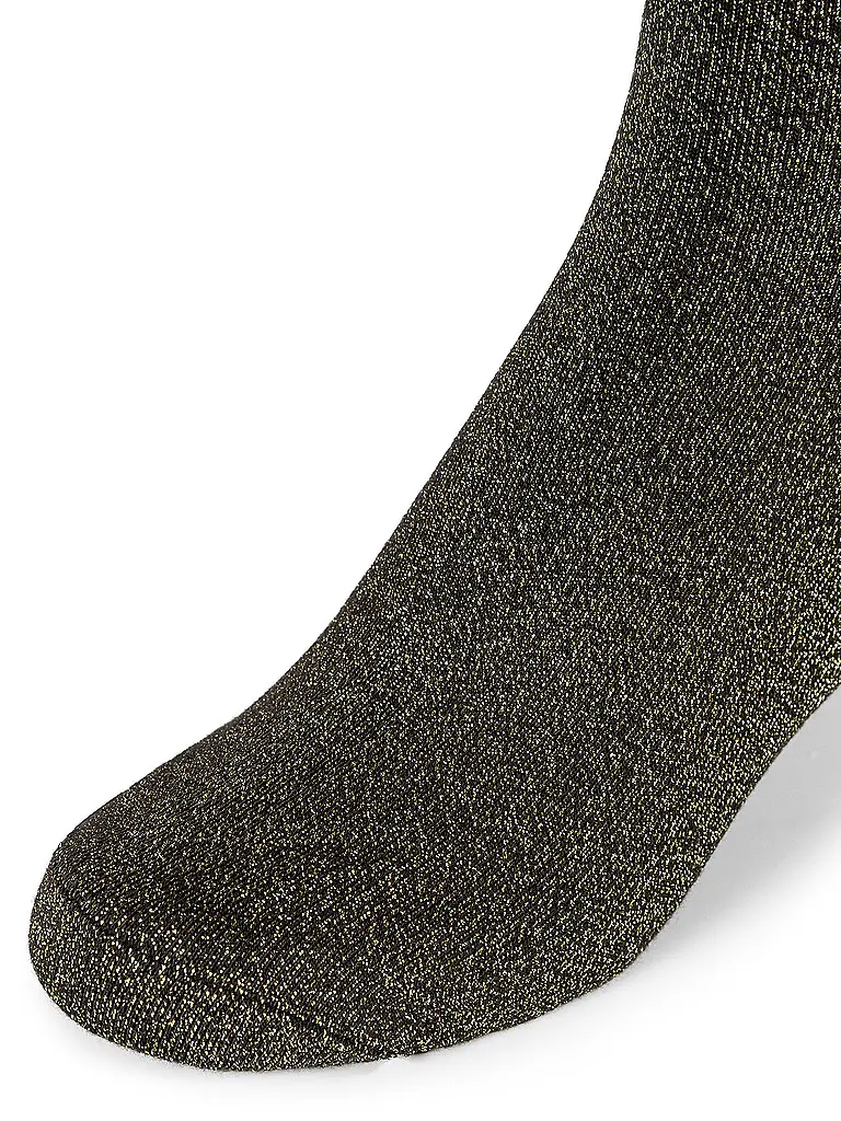CAMANO | Kniestrümpfe black gold | 
