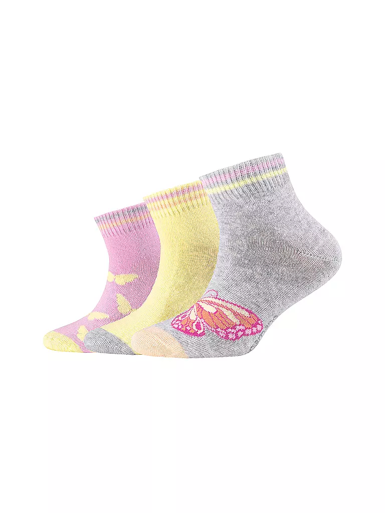 CAMANO | Mädchen Sneaker Socken 2er Pkg. | bunt