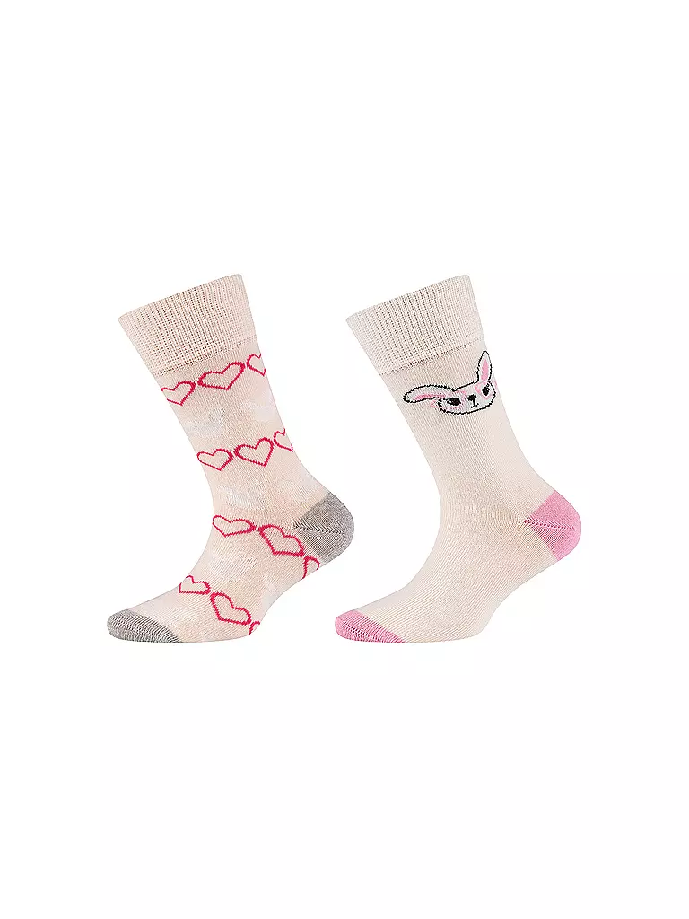 CAMANO | Mädchen Socken 2-er Pkg offwhite | creme