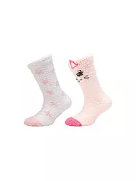 CAMANO | Mädchen Socken 2er Pkg shocking pink | rosa