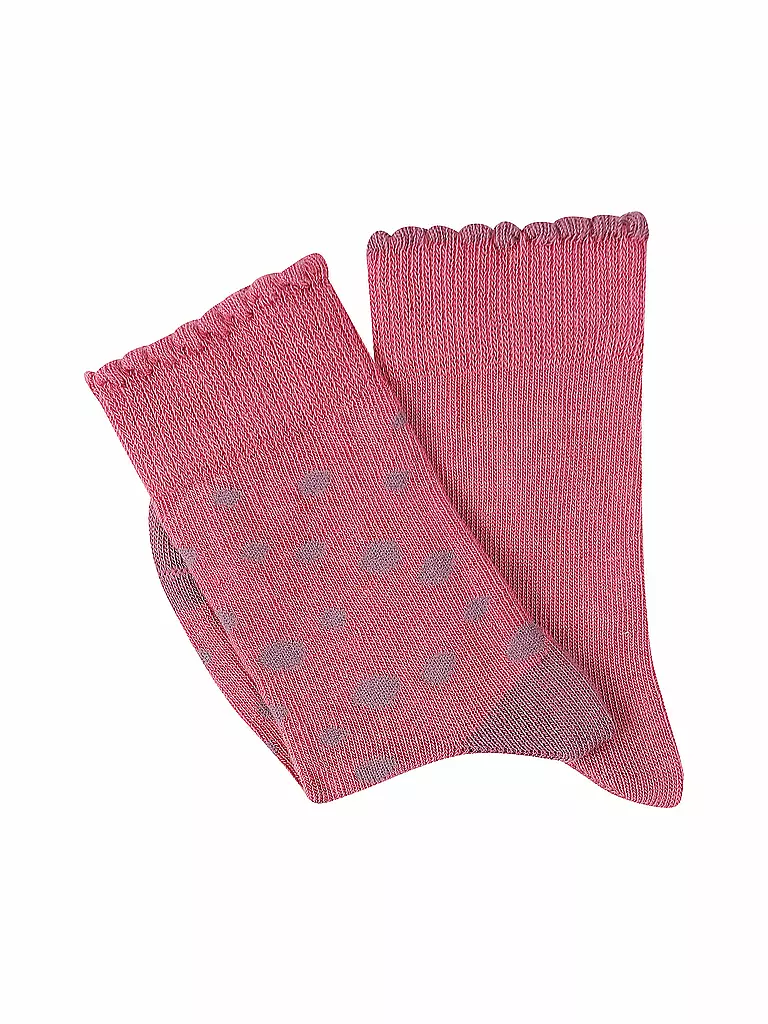 CAMANO | Mädchen Socken 2er Pkg. rose wine | rosa