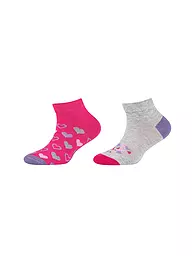 CAMANO | Mädchen Socken 2er Pkg. shocking pink | pink