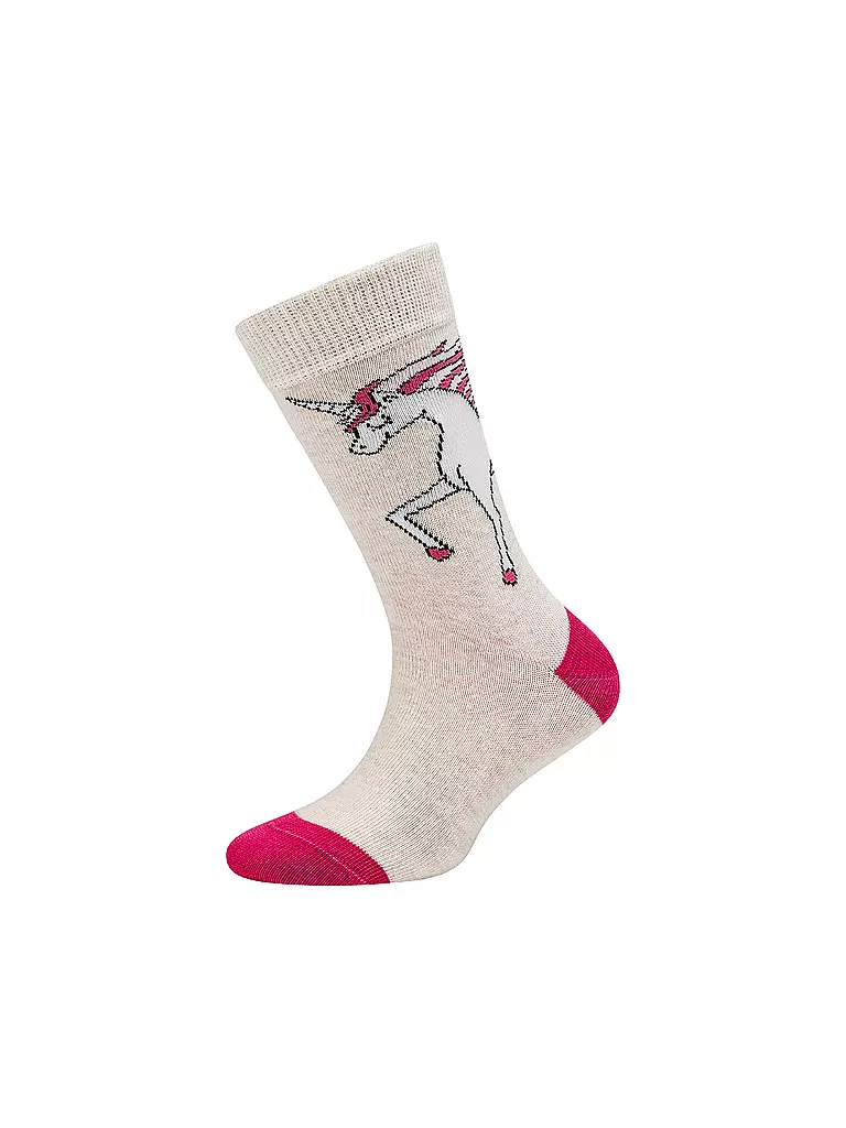 CAMANO | Mädchen Socken 4er Pkg fog melange | hellgrau