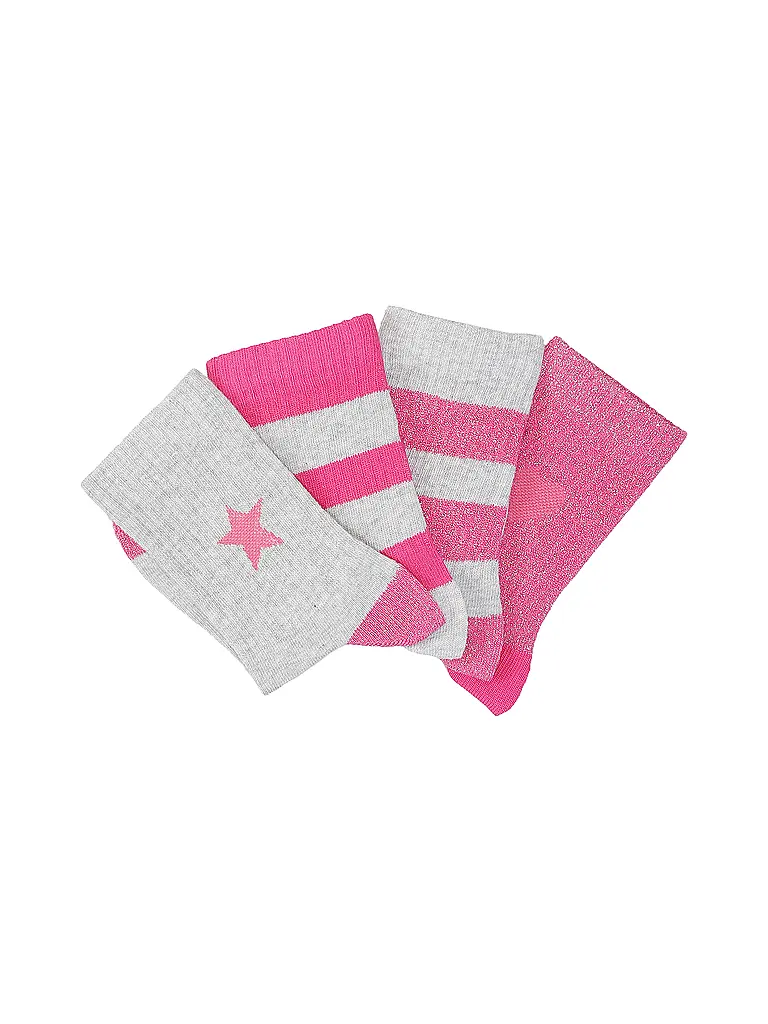 CAMANO | Mädchen Socken 4er Pkg. cabaret | Pink