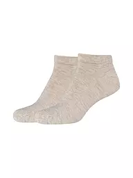CAMANO | Sneaker Socken 2er Pkg BAMBOO white | beige
