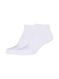 CAMANO | Sneaker Socken 2er Pkg BAMBOO white | weiss