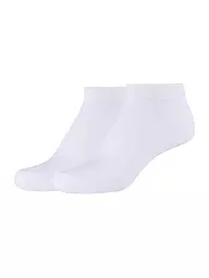 CAMANO |  Sneakersocken Silky 2er Pkg black | weiss