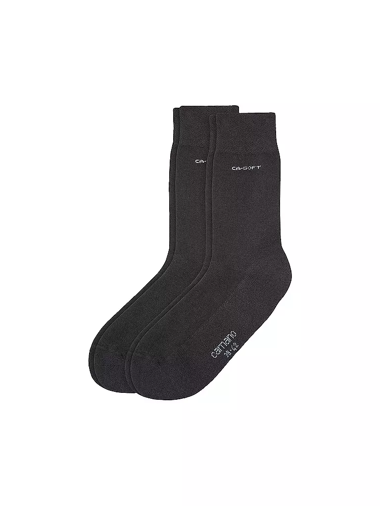 CAMANO | Socken 2er Pkg black | schwarz