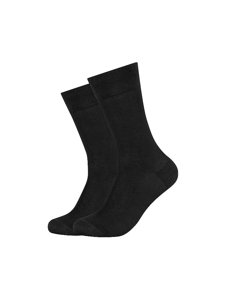 CAMANO | Socken 2er Pkg black | schwarz