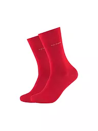 CAMANO | Socken 2er Pkg. CA-SOFT sand melange | rot