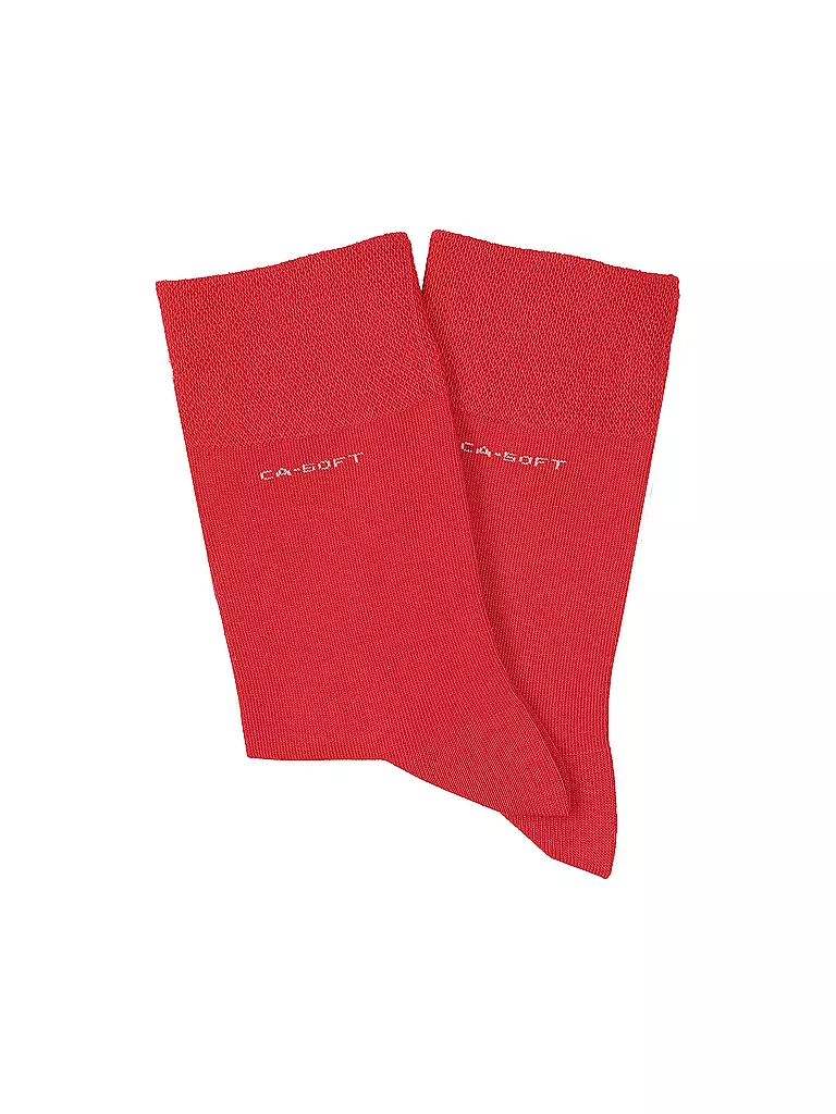 CAMANO | Socken 2er Pkg true red | rot