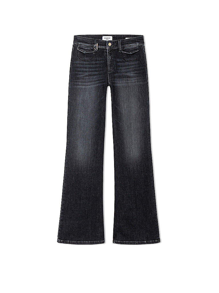 CAMBIO Jeans Flared Fit FABIENNE POCKET grau | 40/L33