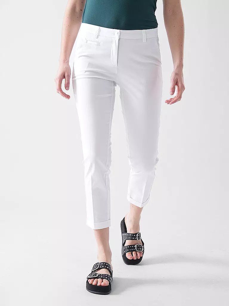 CAMBIO | Chino 7/8 STELLA | weiss