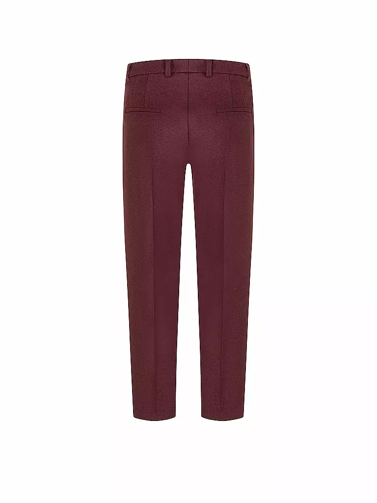 CAMBIO | Chino KRYSTAL FLAP | dunkelrot