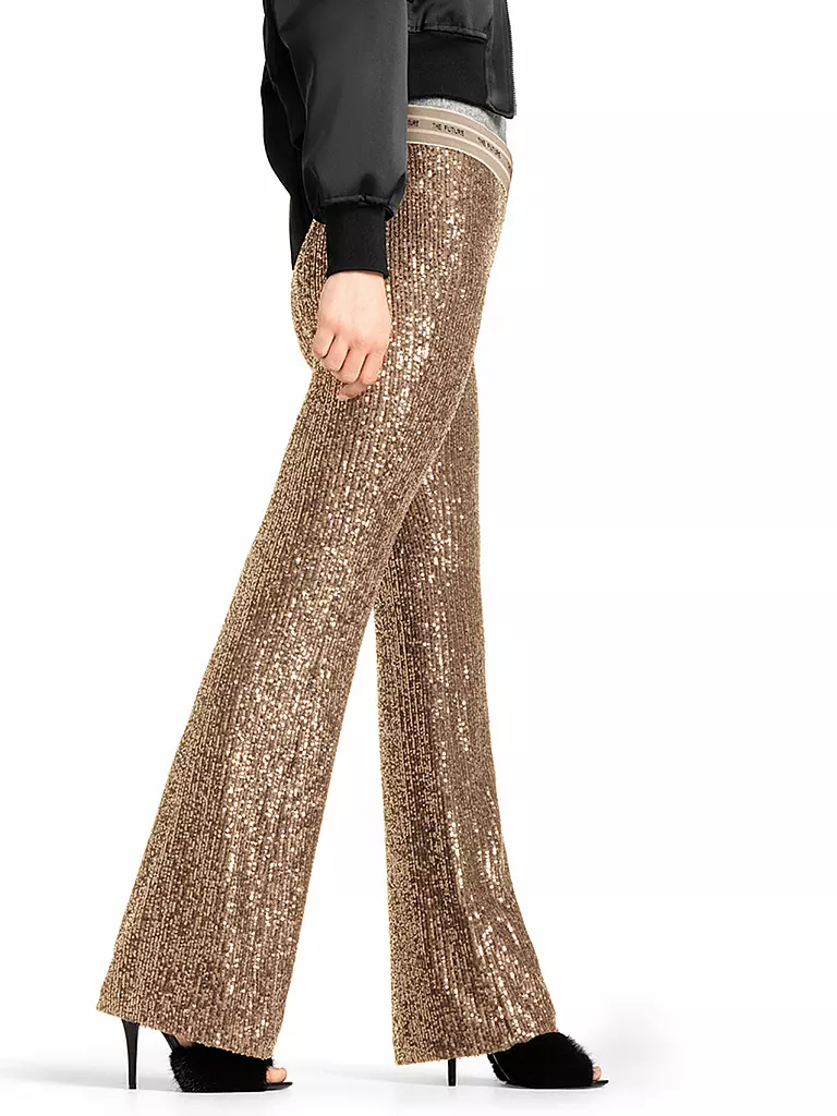 CAMBIO | Hose Flared Fit FRANCIS | gold