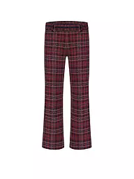 CAMBIO | Hose Flared Fit FRANCOISE CROPPED | dunkelrot