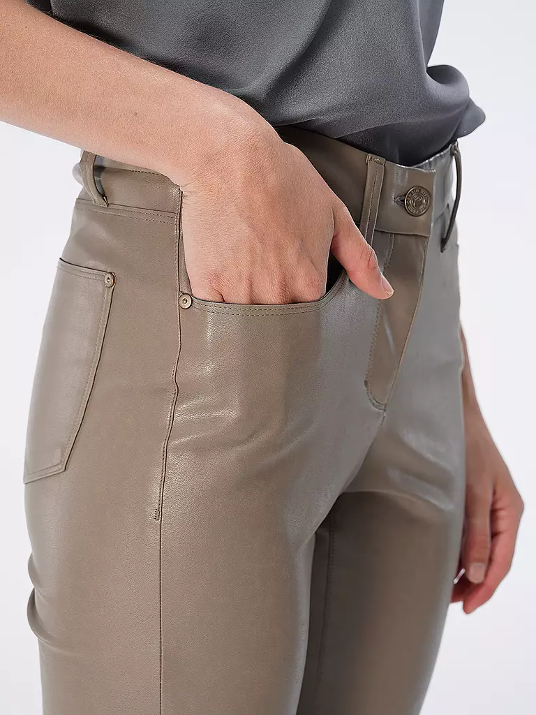 CAMBIO | Hose in Lederoptik RAY | grau