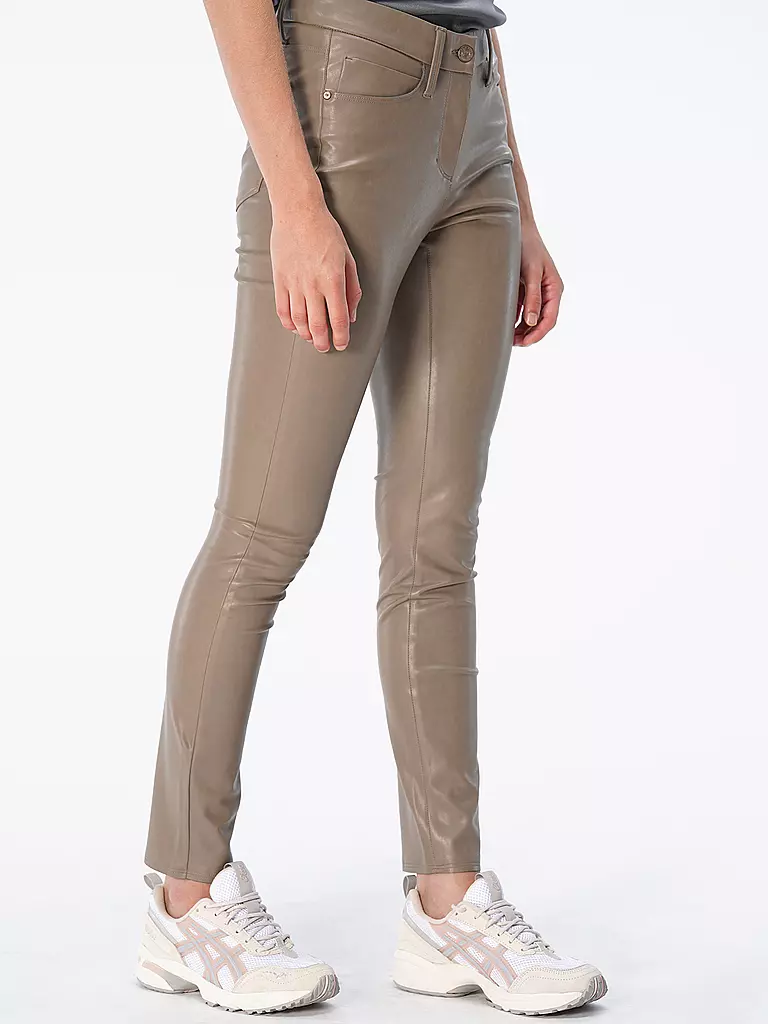 CAMBIO | Hose in Lederoptik RAY | grau