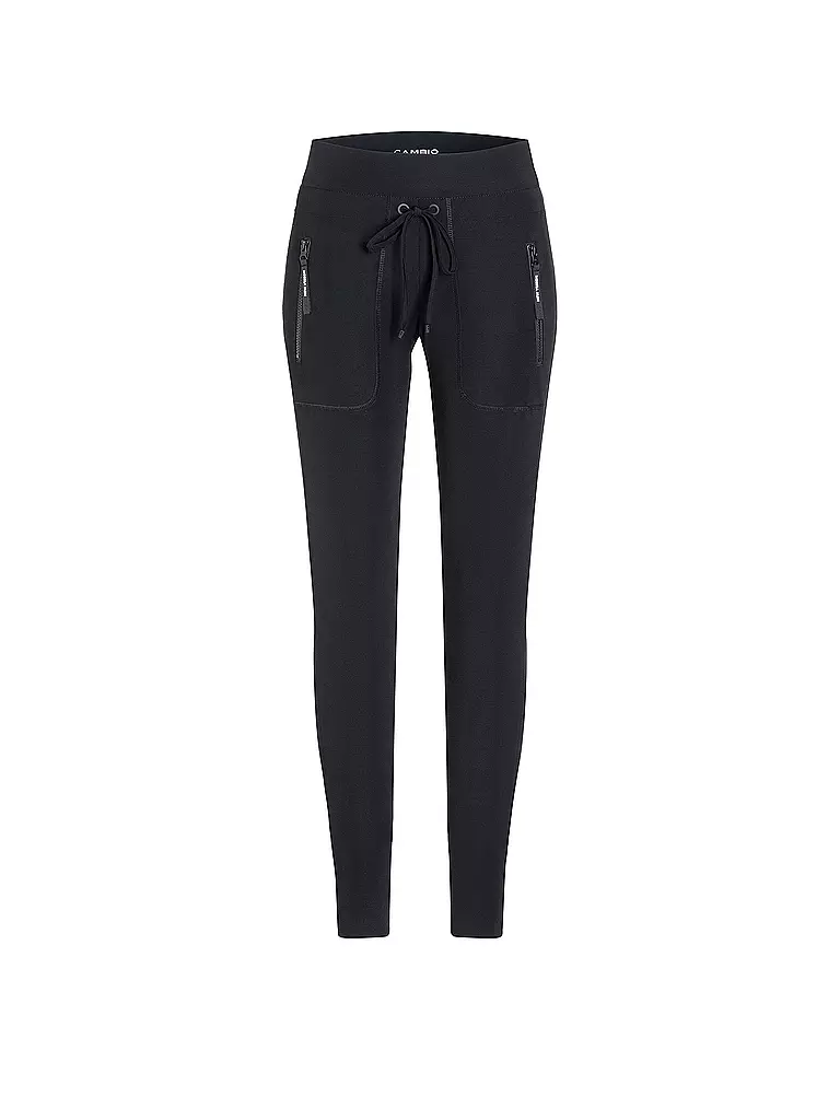 CAMBIO | Hose Jogging Fit "Jessy" | schwarz