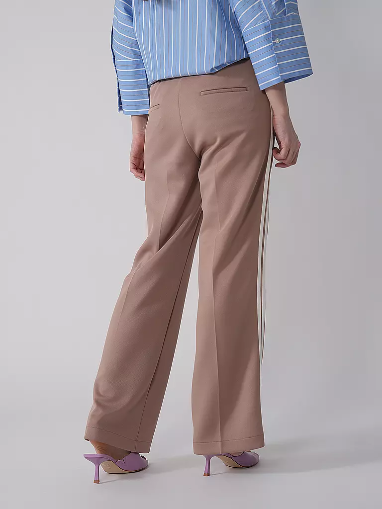 CAMBIO | Hose Jogging Fit AVRIL SLIT | camel