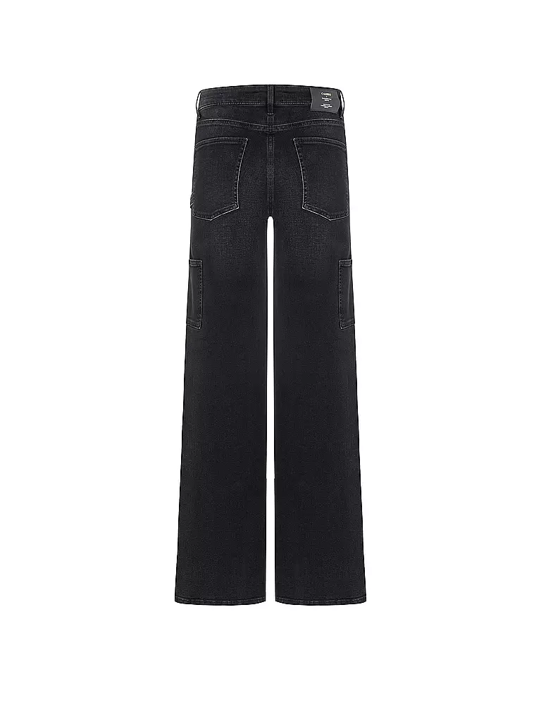 CAMBIO | Jeans Flared Fit ALIA | schwarz