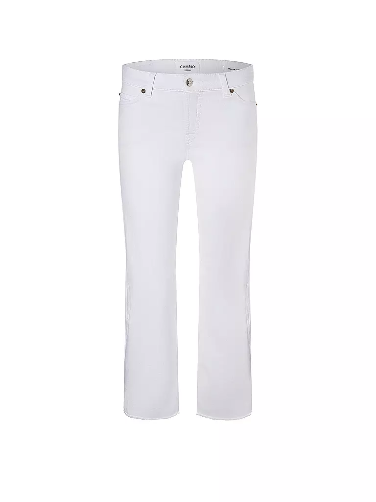 CAMBIO | Jeans Flared Fit FRANCESCA | weiss