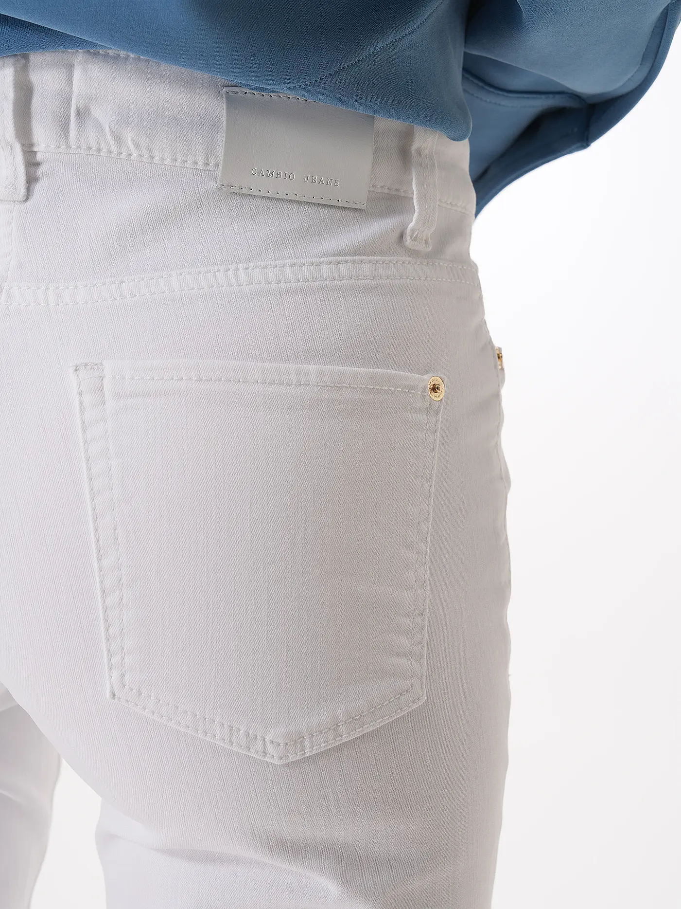 CAMBIO | Jeans PARIS FLARED | weiss