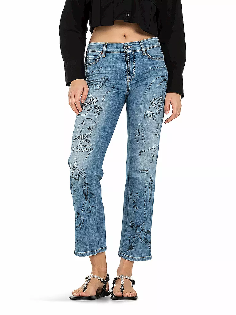 CAMBIO | Jeans Slim Fit 7/8 PARIS | blau