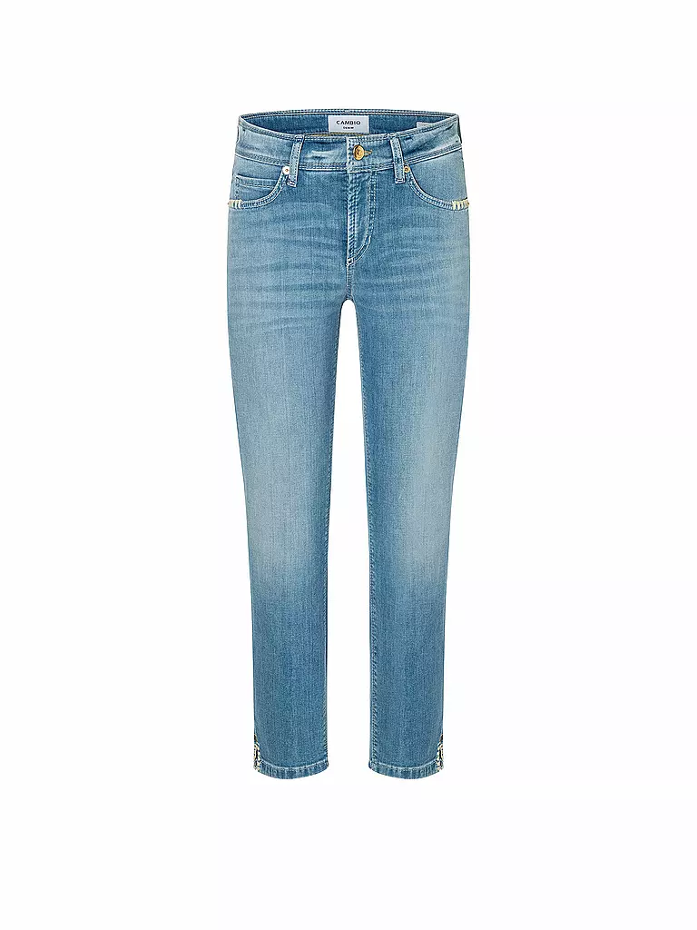 CAMBIO | Jeans Slim Fit 7/8 PIPER SHORT | blau
