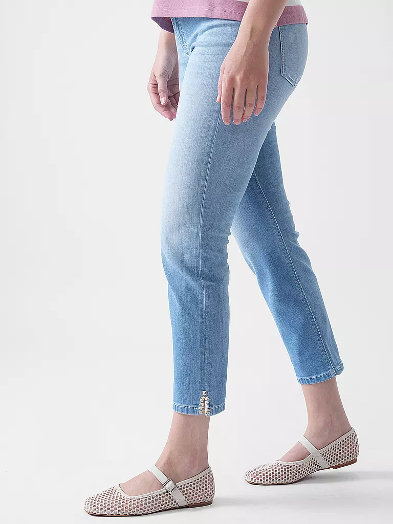 CAMBIO | Jeans Slim Fit 7/8 PIPER SHORT | blau