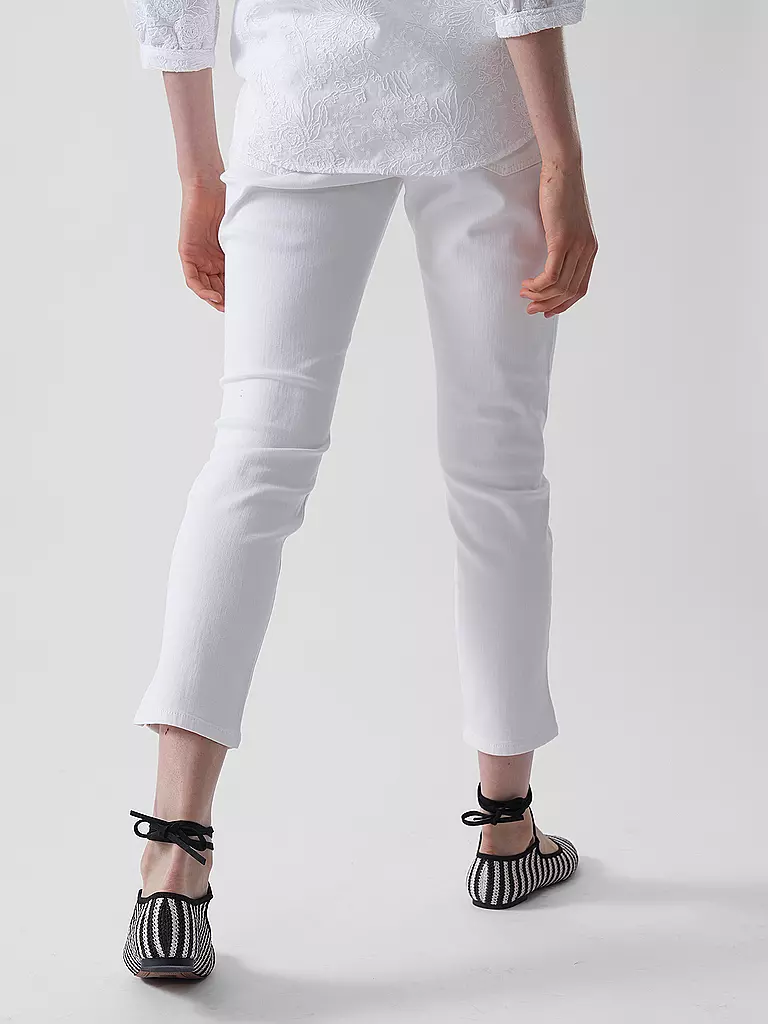 CAMBIO | Jeans Slim Fit 7/8 PIPER SHORT | weiss
