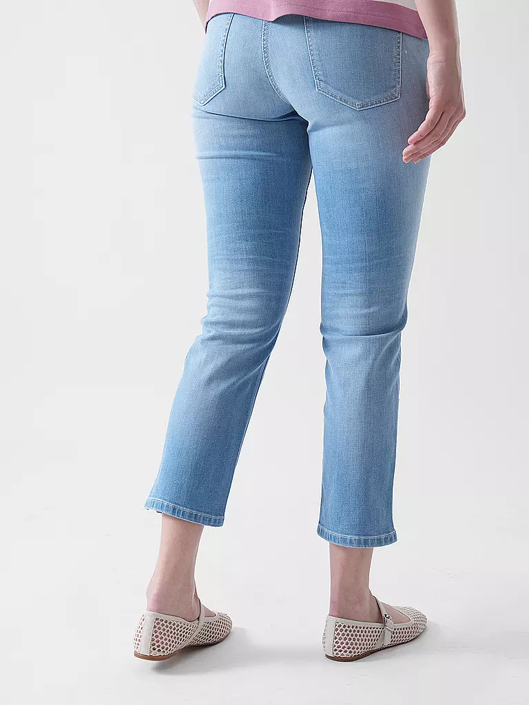 CAMBIO | Jeans Slim Fit 7/8 PIPER SHORT | blau