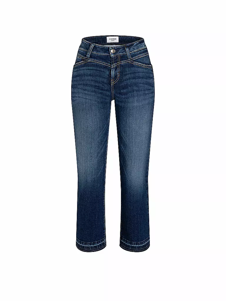 CAMBIO | Jeans Straight Fit " Casey " 7/8 | blau