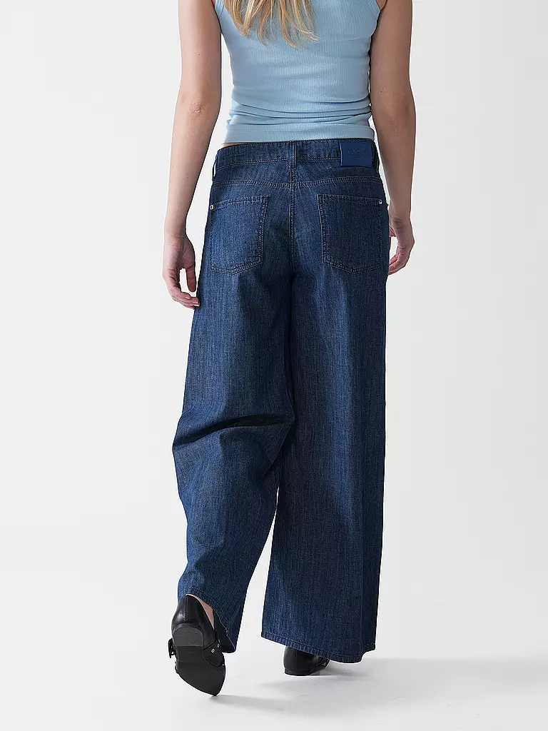 CAMBIO | Jeans Wide Fit PALAZZO CROPPED | dunkelblau