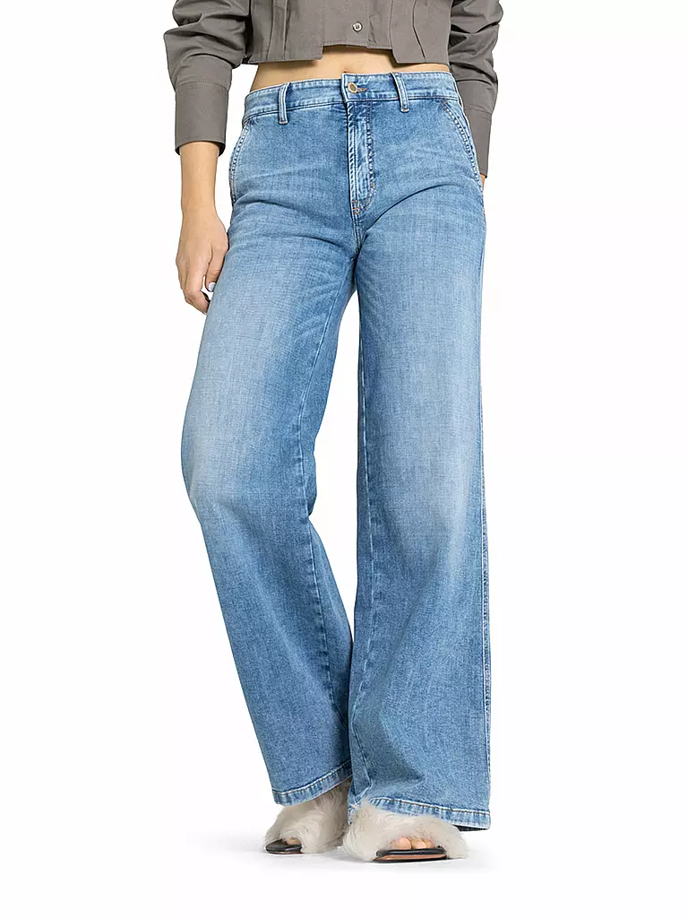 CAMBIO | Jeans Wide Leg ALEK | blau
