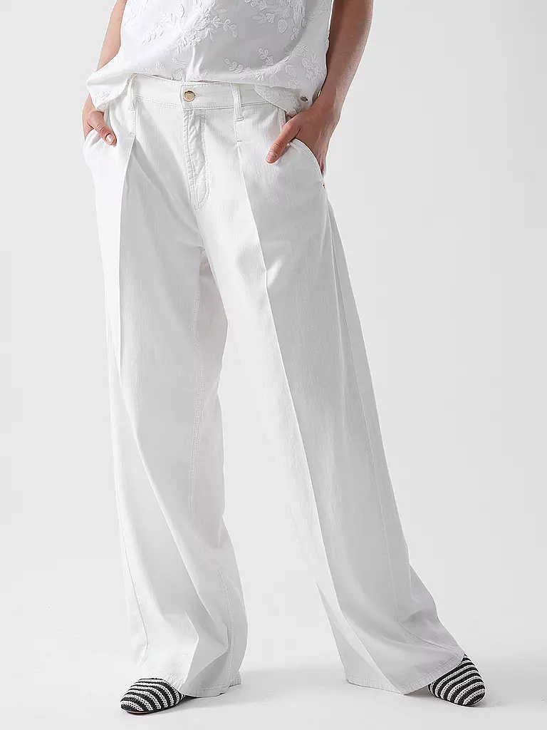 CAMBIO | Jeans Wide Leg ALINA | creme