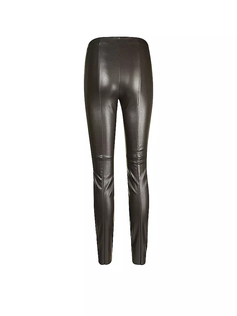 CAMBIO | Legging in Lederoptik "Randa" | braun