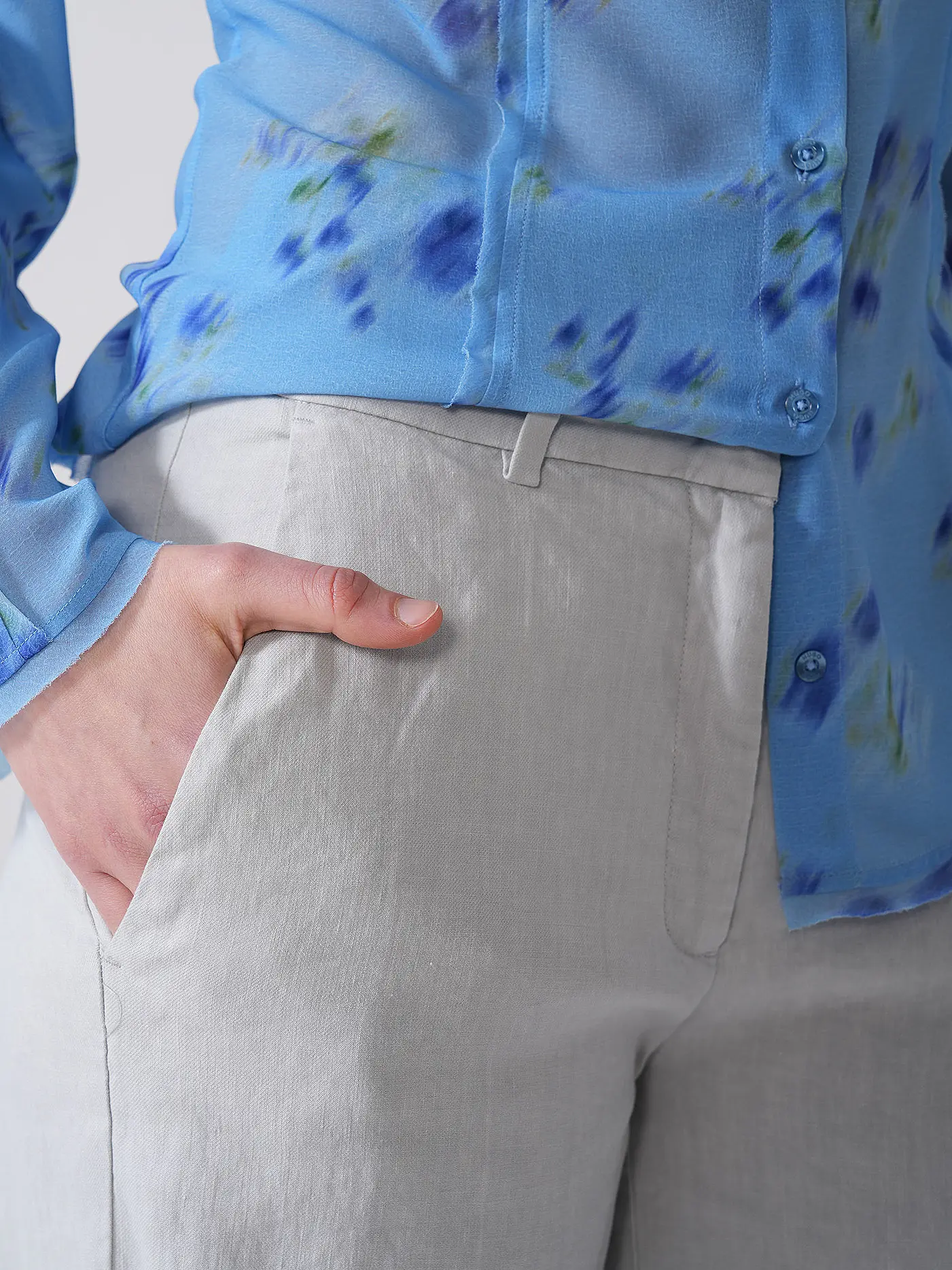 CAMBIO | Marlenehose MIRA  | grau
