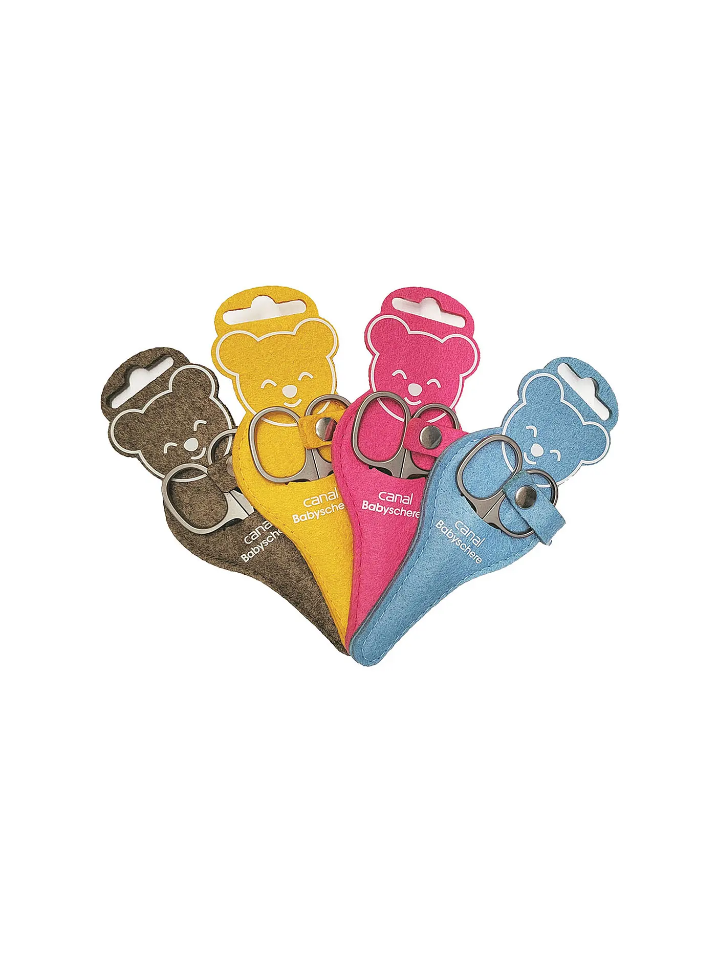 CANAL | Babyschere im Bärchen-Etui 1201 | transparent