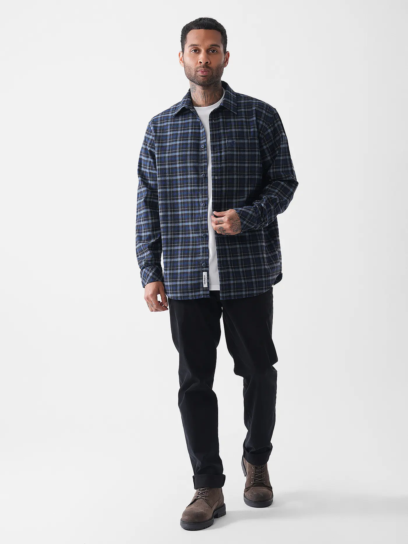 CARHARTT WIP | Flanellhemd WIDMARK | blau