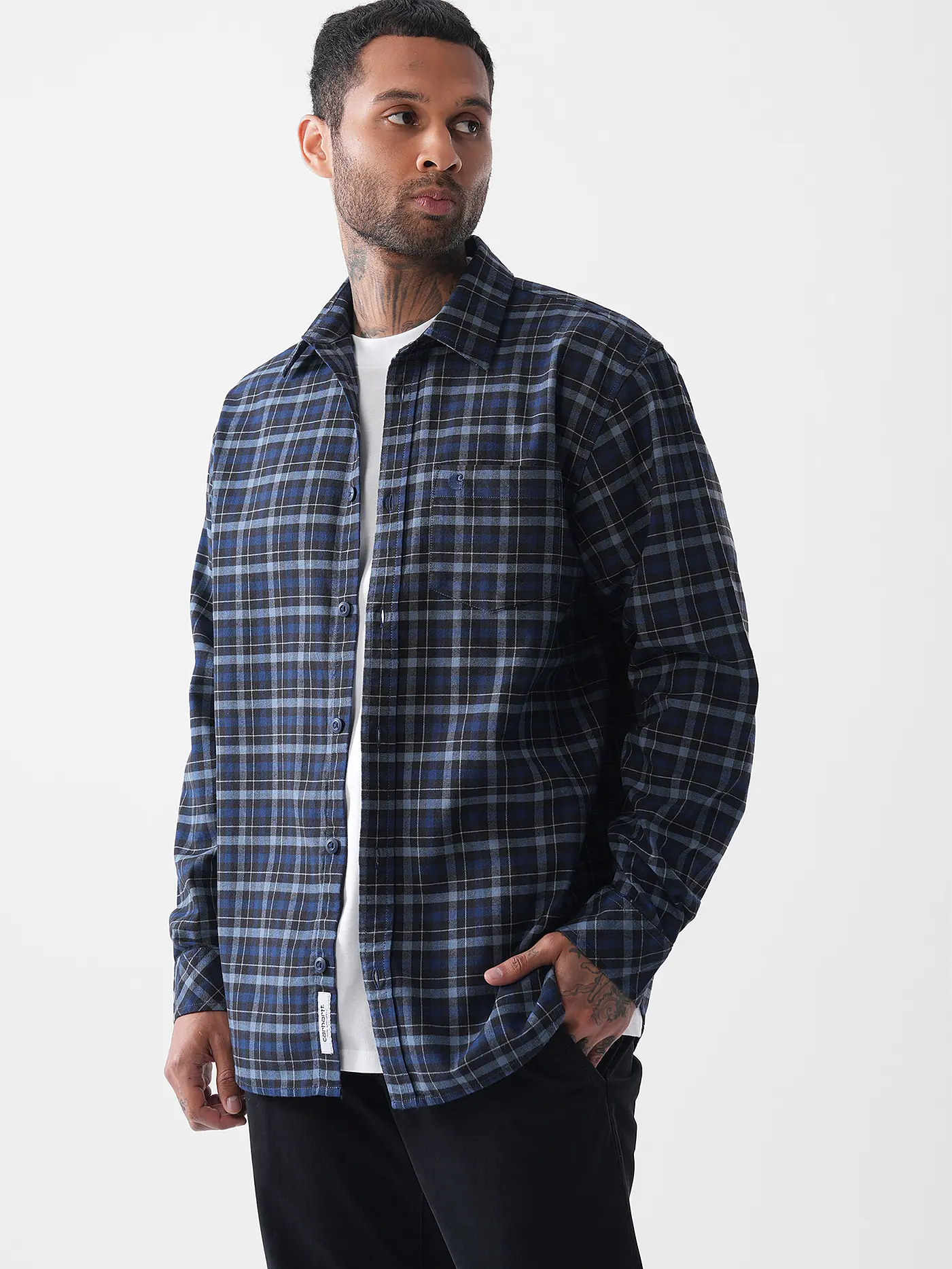 CARHARTT WIP | Flanellhemd WIDMARK | blau