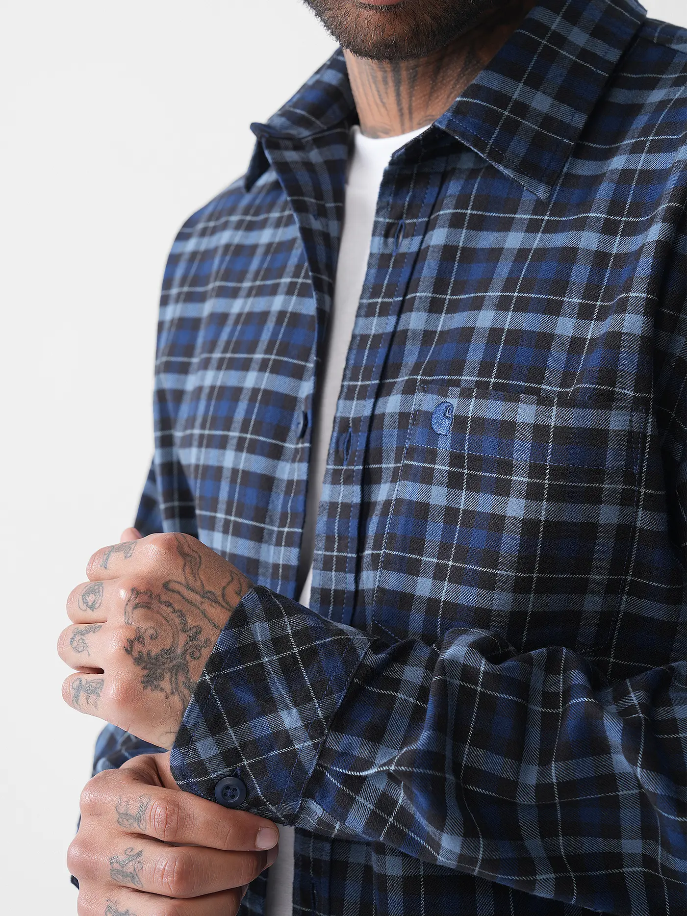 CARHARTT WIP | Flanellhemd WIDMARK | blau